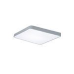 InLight Πλαφονιέρα οροφής LED 96W 3CCT (by switch on base) από γκρί μέταλλο και ακρυλικό D:50cm (42034-Gray)