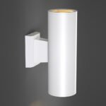 it-Lighting Winnipeg 2xΕ27 Outdoor Up-Down Wall Lamp White D:15.3cmx26cm (80203424)