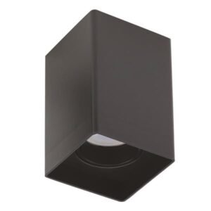 ΦΩΤΙΣΤΙΚΟ ΟΡΟΦΗΣ ΠΛΑΣΤΙΚΟ ΤΕΤΡΑΓΩΝΟ 1XGU10 MAX 8W 80X80X125 ΜΑΥΡΟ ARTE ILLUMINA BOXI