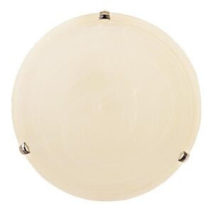 ΠΛΑΦΟΝΙΕΡΑ ΤΟΙΧΟΥ ΓΥΑΛΙ 1XΕ27 Max 15W Φ300mm ΜΕΛΙ-ΜΠΡΟΝΖΕ ARTE ILLUMINA ERIS