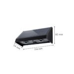 5W 3000K Solar Outdoor Light in Black Color (80204711S)