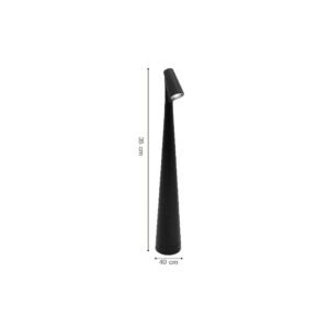 5W 3CCT Touch Table Lamp Black D:35x5cm (3057-Black)