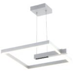 ΚΡΕΜΑΣΤΟ ΦΩΤΙΣΤΙΚΟ LED 24W 3000K ΛΕΥΚΟ ΤΕΤΡΑΓΩΝΟ