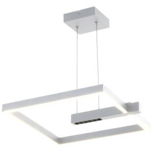 ΚΡΕΜΑΣΤΟ ΦΩΤΙΣΤΙΚΟ LED 24W 3000K ΛΕΥΚΟ ΤΕΤΡΑΓΩΝΟ