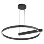 ΚΡΕΜΑΣΤΟ ΦΩΤΙΣΤΙΚΟ LED 40W 3000K ΜΑΥΡΟ