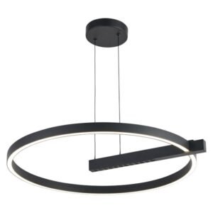 ΚΡΕΜΑΣΤΟ ΦΩΤΙΣΤΙΚΟ LED 40W 3000K ΜΑΥΡΟ