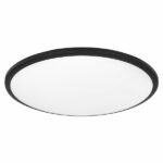 ΠΛΑΦΟΝΙΕΡΑ ΟΡΟΦΗΣ LED 36W 4000Κ ΜΑΥΡΗ ΣΤΡΟΓΓΥΛΗ ΣΤΕΓΑΝΗ