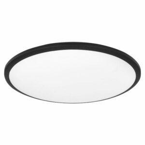ΠΛΑΦΟΝΙΕΡΑ ΟΡΟΦΗΣ LED 36W 4000Κ ΜΑΥΡΗ ΣΤΡΟΓΓΥΛΗ ΣΤΕΓΑΝΗ