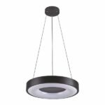 ΠΛΑΦΟΝΙΕΡΑ/ΚΡΕΜΑΣΤΟ  LED CCT 28W 3000K | 4000K | 6000K ΜΑΥΡΟ