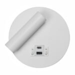 ΑΠΛΙΚΑ ΚΡΕΒΑΤΙΟΥ LED ΡΥΘΜΙΖΟΜΕΝΗ ΑΣΠΡΗ 3W