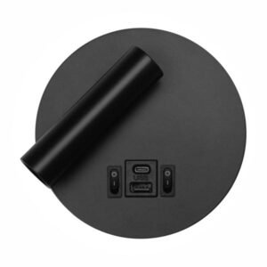 ΑΠΛΙΚΑ ΚΡΕΒΑΤΙΟΥ LED ΡΥΘΜΙΖΟΜΕΝΗ ΜΑΥΡΗ 3W