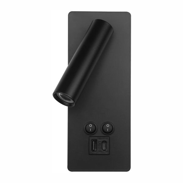 ΑΠΛΙΚΑ ΚΡΕΒΑΤΙΟΥ LED ΜΑΥΡΗ 3W ΑΠΛΙΚΑ ΚΡΕΒΑΤΙΟΥ LED ΜΑΥΡΗ 3W