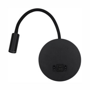 ΑΠΛΙΚΑ ΚΡΕΒΑΤΙΟΥ LED ΡΥΘΜΙΖΟΜΕΝΗ ΜΑΥΡΗ 3W