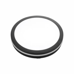 ΠΛΑΦΟΝΙΕΡΑ ΟΡΟΦΗΣ LED 24W CCT ΜΑΥΡΗ ΣΤΡΟΓΓΥΛΗ ΣΤΕΓΑΝΗ