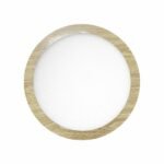 ΧΩΝΕΥΤΟ ΛΕΠΤΟ LED ΟΡΟΦΗΣ 18W CCT ΞΥΛΟ