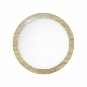 ΧΩΝΕΥΤΟ ΛΕΠΤΟ LED ΟΡΟΦΗΣ 18W CCT ΞΥΛΟ
