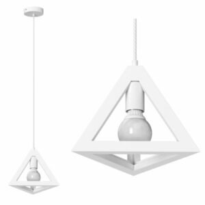 ΚΡΕΜΑΣΤΟ ΓΥΨΙΝΟ Ε27 18W ΤΡΙΓΩΝΟ