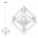 ΚΡΕΜΑΣΤΟ ΓΥΨΙΝΟ Ε27 18W ΤΕΤΡΑΓΩΝΟ