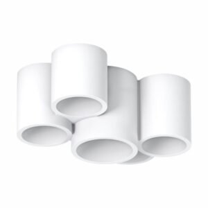 ΓΥΨΙΝΟ ΣΠΟΤ ΟΡΟΦΗΣ  ΣΤΡΟΓΓΥΛΟ ΠΕΝΤΑΦΩΤΟ  GU10