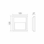 5W CCT ΛΕΥΚΗ ΤΕΤΡΑΓΩΝΗ
