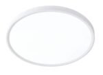 Inlight Πλαφονιέρα οροφής LED 60W 3CCT (by switch on base) σε λευκή απόχρωση D:75x2