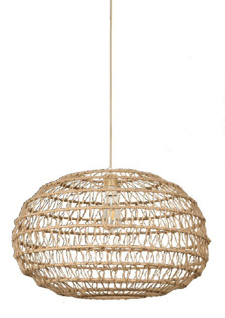 InLight Κρεμαστό Φωτιστικό από σχοινί 1xE27 D:60cm (4041-A) InLight Κρεμαστό Φωτιστικό από σχοινί 1xE27 D:60cm (4041-A)