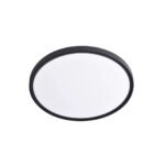 Inlight Πλαφονιέρα οροφής LED 40W 3CCT (by switch on base) σε μαύρη απόχρωση D:50x2