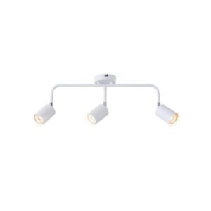 ΣΠΟΤ ΜΕΤΑΛΛΟ 3ΦΩΤΟ 3XGU10 Max 7W 500X230mm ΛΕΥΚΟ ARTE ILLUMINA OLYMP