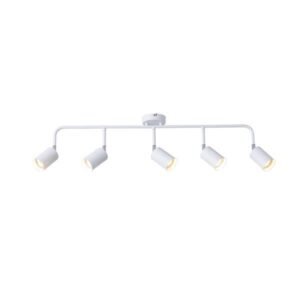 ΣΠΟΤ ΜΕΤΑΛΛΟ 5ΦΩΤΟ 5XGU10 Max 7W 800X230mm ΛΕΥΚΟ ARTE ILLUMINA OLYMP