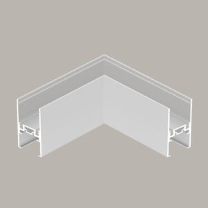 Orient - Σύνδεσμος Γωνίας Μαγνητικής Ράγας 48V σε Λευκό Χρώμα