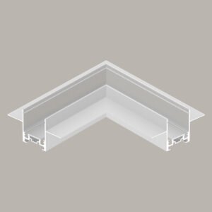 Orient - Σύνδεσμος Γωνίας Μαγνητικής Ράγας 48V σε Λευκό Χρώμα