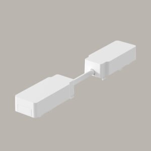 Orient - Σύνδεσμος Ευθείας Μαγνητικής Ράγας 48V σε Λευκό Χρώμα