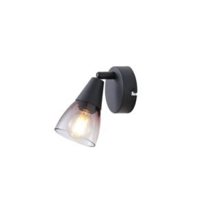 ΣΠΟΤ ΜΕΤΑΛΛΟ ΓΥΑΛΙ 1XE14 Max 8W 80X165mm ΦΙΜΕ ARTE ILLUMINA CLASSY